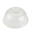 Couvercle PLA dôme transparent avec trou   H50mm - 1000Pcs