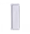 Assiette rectangulaire en carton recyclé blanc  230x80mm - 2000Pcs