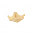 Mini assiette bois carrée 60x60mm H25mm - 288Pcs