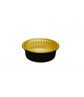 Opseal Pot aluminium noir/or  H45mm 520ml - 600Pcs