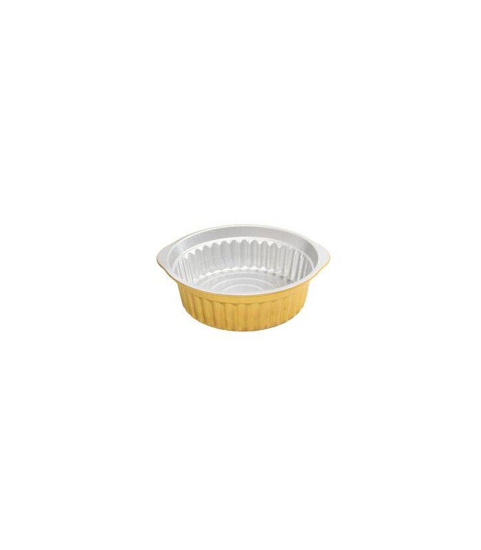 Opseal Marmite argent/or en aluminium   H85mm 3500ml - 120Pcs