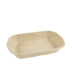 Boite rectangulaire brune en pulpe "Eco-Rec"  195x116mm H35mm 500ml - 300Pcs