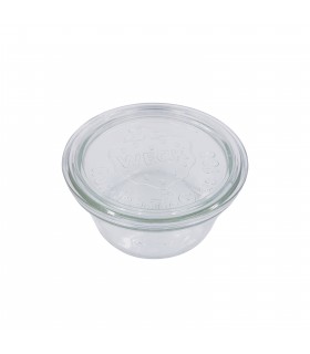 Bocal Bokocook en verre Weck avec couvercle en verre  H58mm 290ml - 6Pcs