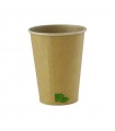 Gobelet Zen en carton kraft brun  H135mm 470ml - 1000Pcs