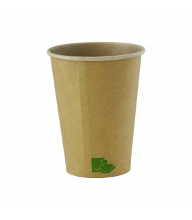 Gobelet Zen en carton kraft brun  H136mm 460ml - 1000Pcs