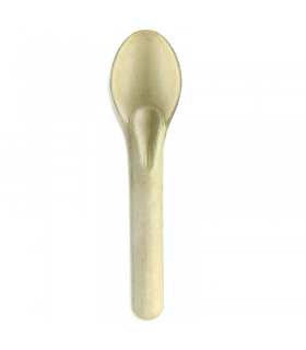 Cuillère en pulpe marron  35mm H142mm - 1000Pcs