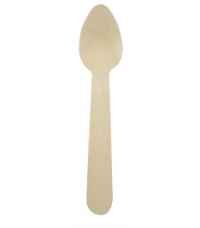 Cuillère à café bois   H110mm - 3000Pcs