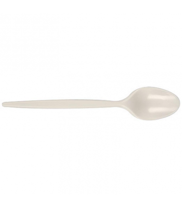 Cuillère à café plastique beige  125 - 6000Pcs