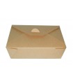 Boîte repas carton kraft laminé 216x160mm H65mm 2000ml-200Pcs