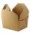 Boîte repas carton kraft laminé 217x160mm H50mm 1450ml - 200Pcs