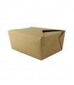 Boîte repas carton kraft laminé 225x166mm H92mm 3000ml - 160Pcs