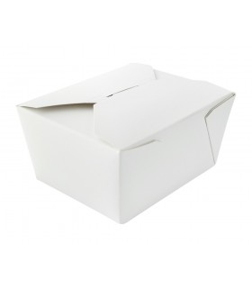 Boîte repas carton blanc 130x105mm H65mm 650ml - 450Pcs