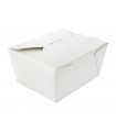 Boîte repas carton blanc 130x105mm H65mm 650ml - 450Pcs