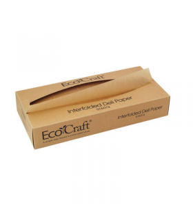 Papier brun ingraissable enchevêtré en boîte distributrice 270x200mm - 6000Pcs