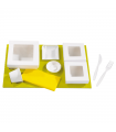 Insert carton vert pour Boites "Kray"  440x270mm H25mm - 25Pcs