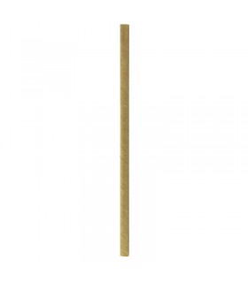 Paille en papier kraft brun emballée individuellement  H197mm - 3000Pcs