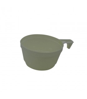 Tasse à café plastique blanche avec une anse  H42mm 150ml - 1000Pcs