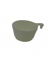 Tasse à café plastique blanche avec une anse  H42mm 150ml - 1000Pcs