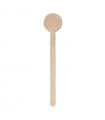 Spatule à café en bois à embout rond  H180mm - 5000Pcs