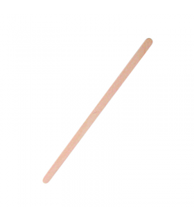 Spatule à café bois à bouts arrondis en boite distributrice  6 H176mm - 10000Pcs