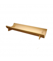 Assiette socle demi bambou "Koshu"  150x60mm H23mm - 200Pcs