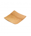 Mini assiette bambou carrée lisse "Krabi"  60x60mm - 144Pcs