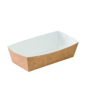 Barquette en carton kraft  140x65mm H42mm 460ml - 600Pcs