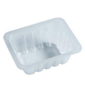 Barquette plastique PS translucide rectangulaire 180x120mm H53mm 750ml - 1250Pcs