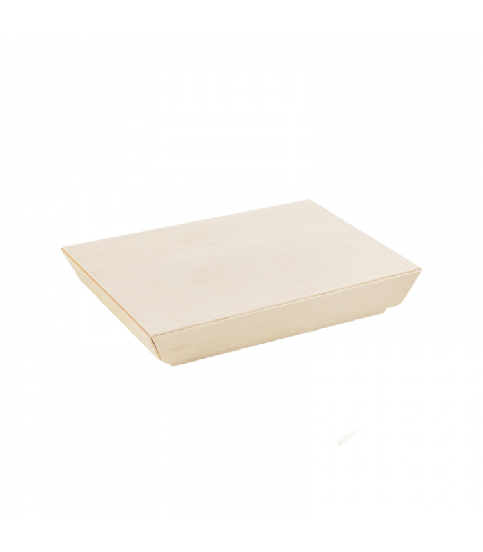Couvercle Samourai en bois pour barquette  130x180mm - 100Pcs