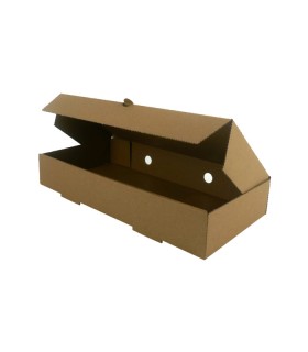 Boite bruschetta carton kraft  300x150mm H50mm - 100Pcs