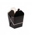 Boite carré noir avec anse  100x100mm H110mm 950ml - 450Pcs