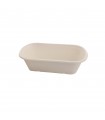 Boite rectangulaire brune en pulpe  229x134mm H44mm 750ml - 250Pcs