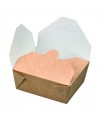 Boite repas carton kraft  110x90mm H50mm 450ml - 450Pcs
