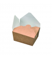 Boite repas carton kraft  130x105mm H65mm 750ml - 450Pcs