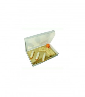 Boite traiteur carton  430x430mm H60mm - 50Pcs