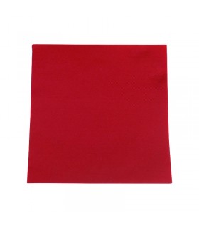 Serviette micro point rouge 2 plis   380x380mm - 1440Pcs