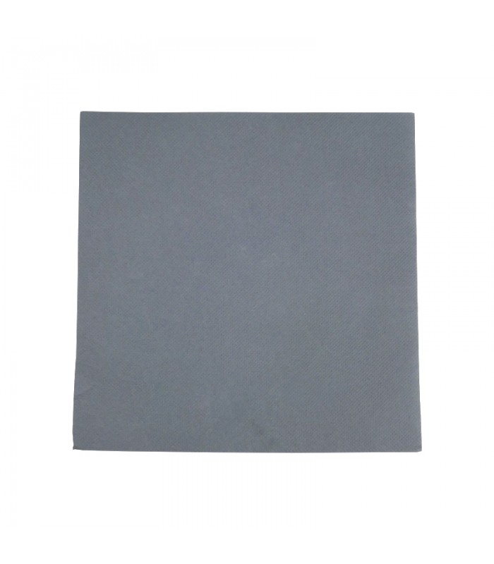 Serviette micro point anthracite 2 plis   380x380mm - 1440Pcs