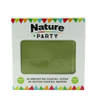 Serviette coton vert pour cocktail - 200Pcs