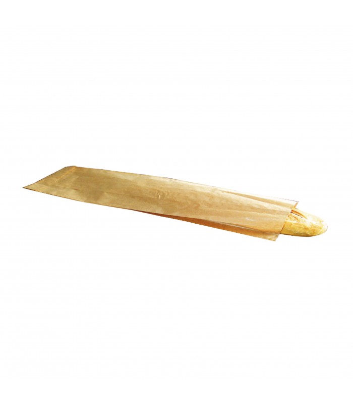 Sac à pain papier kraft brun  100x40mm H610mm - 1000Pcs