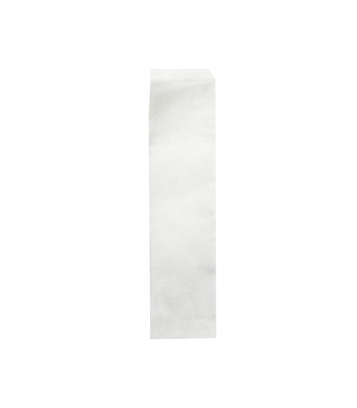Sac papier blanc ingraissable ouvert sur 2 côtés  340x85mm - 1000Pcs