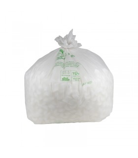 Sac poubelle blanc 420x200mm H115mm 130000ml - 100Pcs