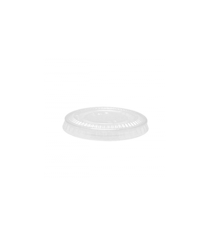 Couvercle plat transparent en plastique - 1000Pcs