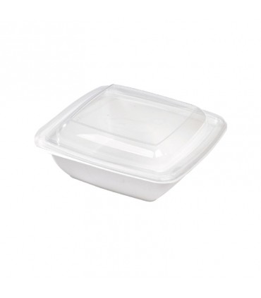 Couvercle plat transparent en plastique PET 205x205mm - 300Pcs