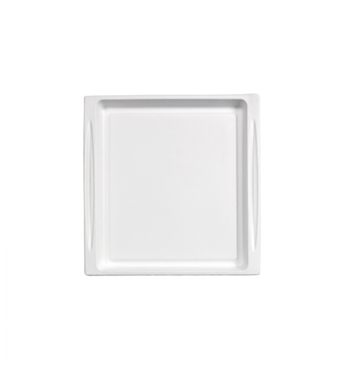 Couvercle plat transparent en plastique PET 275x265mm H33mm - 200Pcs