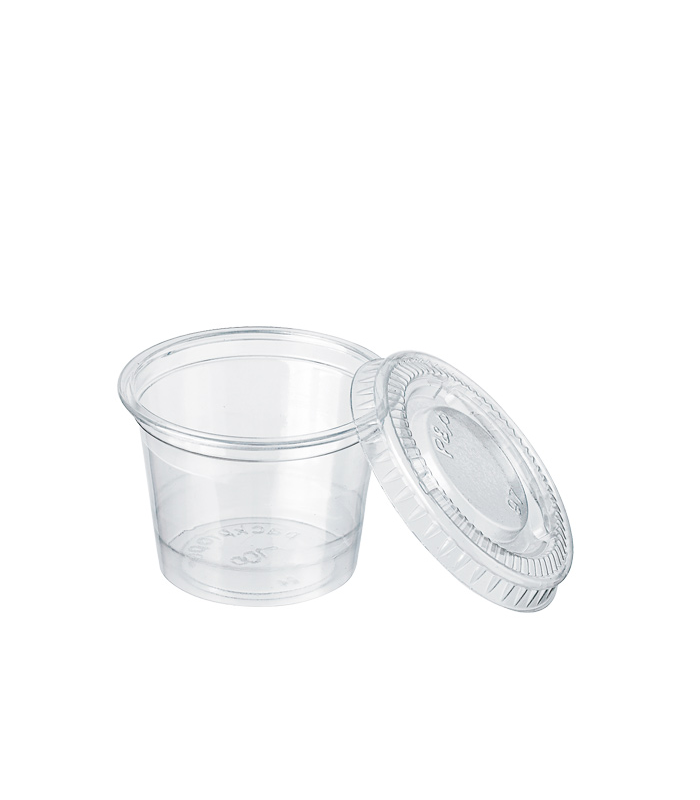 Couvercle transparent plat en plastique PET - 5000Pcs