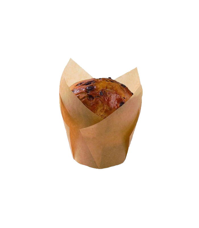 CAISSETTE DE CUISSON TULIPE MARRON SILICONE 175X175X60MM 12PCS/PET BOX, 6BOX/OPP BAG, 4BAG/CTN - 288Pcs