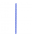 Chalumeau papier à pois bleu   H197mm - 3000Pcs