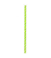 Chalumeau papier à pois vert citron   H197mm - 3000Pcs