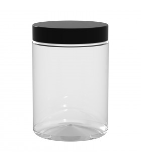 Bocal Bokotwist en plastique PET réutilisable  H135mm 750ml - 80Pcs