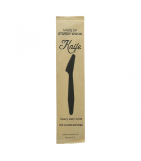 Hercule Couteau bois emballé individuellement   H185mm - 500Pcs